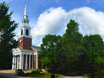church exterior trim painting service