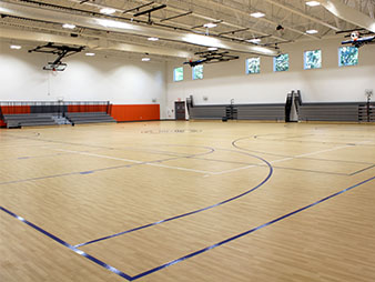 school gym interior painting service