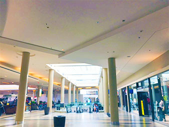 mall interior painting