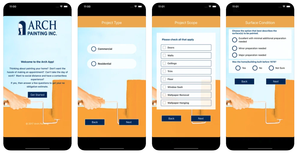 Painting Estimate Mobile App
