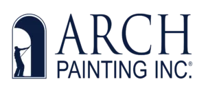 Arch Painting Blue Logo Horizontal