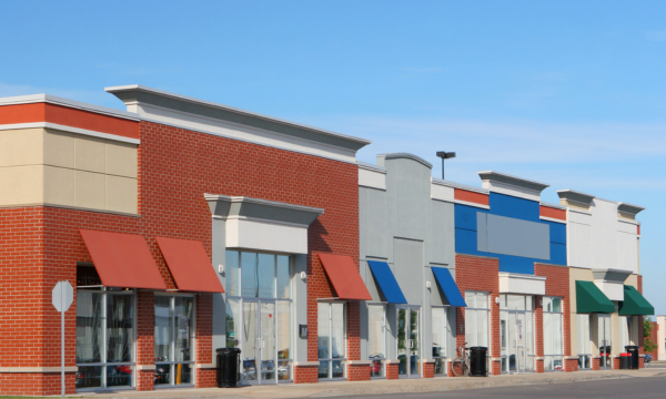 Exterior Painting for Retail Plazas