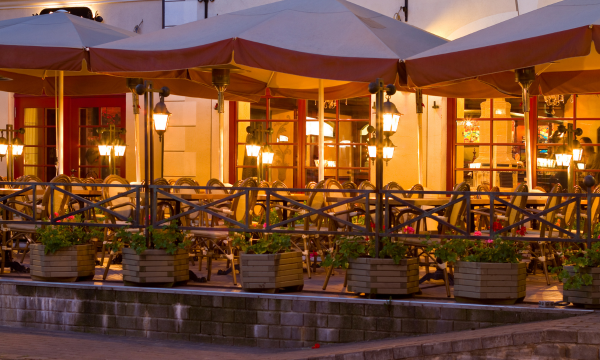 Outside dinning
