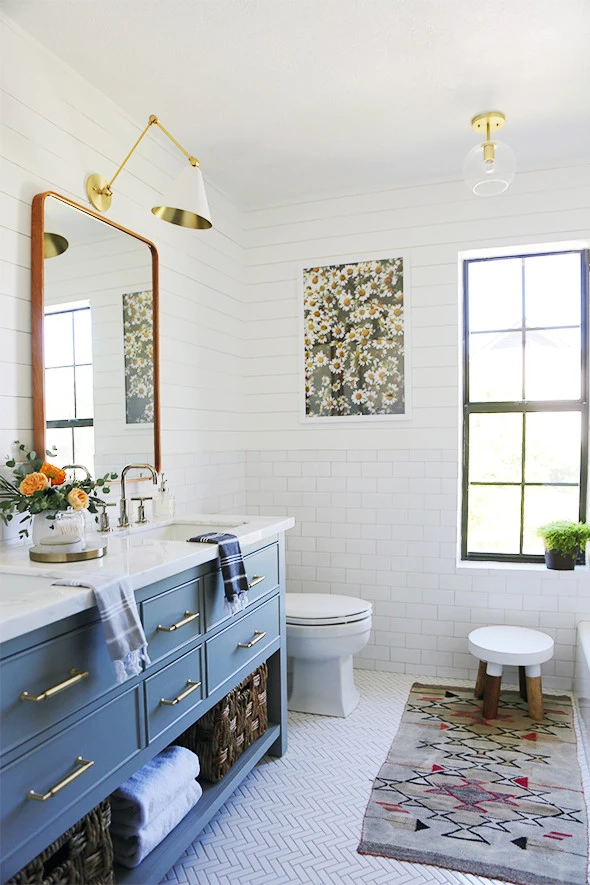 paint bathroom vanity sink easy
